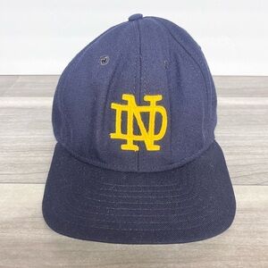 Notre Dame University New Era Embroidered 60’s 70’s Hat Snapback Vintage Grandpa